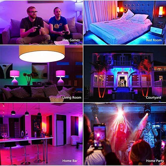Multicolor Rgb Music Bulb, Wireless Bluetooth.