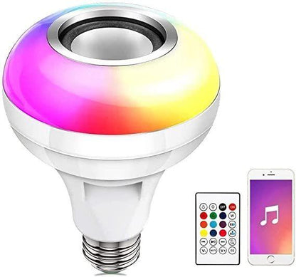 Multicolor Rgb Music Bulb, Wireless Bluetooth.