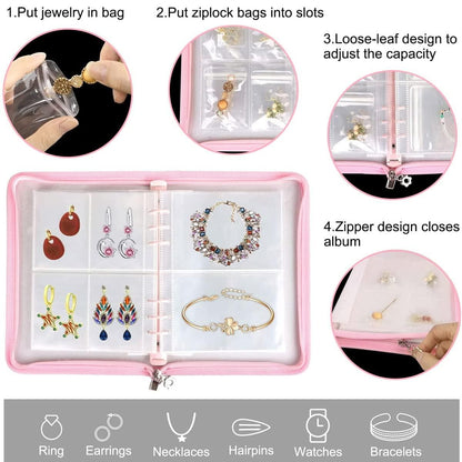 Foldable Portable Travel Jewelry Bag