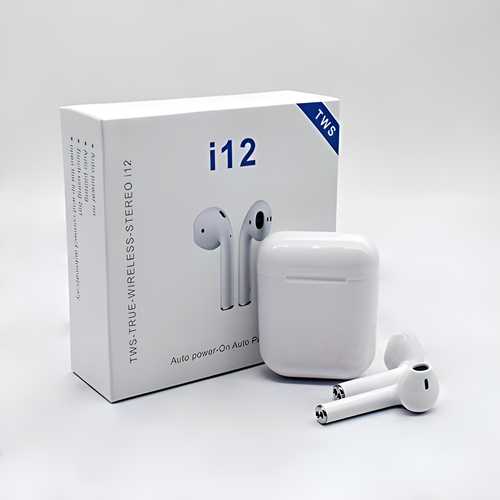 TWS i12 Wireless Bluetooth Earbuds(Best Quality)