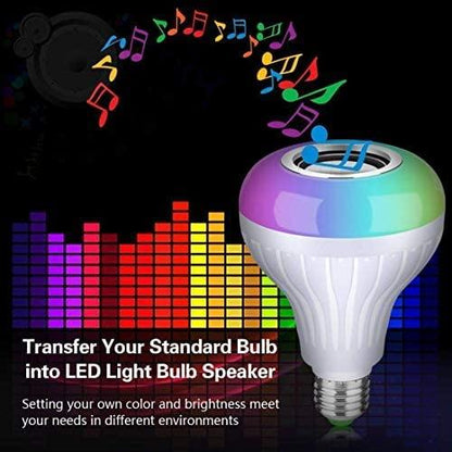 Multicolor Rgb Music Bulb, Wireless Bluetooth.