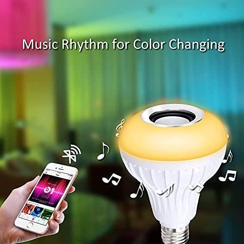 Multicolor Rgb Music Bulb, Wireless Bluetooth.