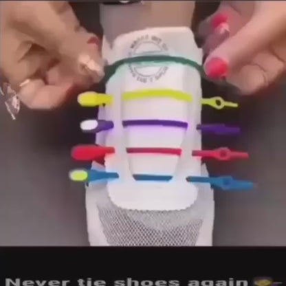 Elastic Shoelaces Stretchy Silicone